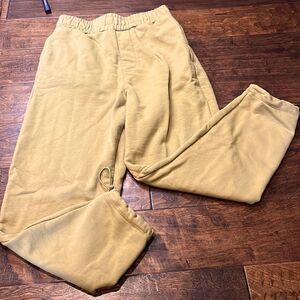 Zara Wide-Leg Adjustable Ankle Cuff Jogger Sweatpants, S!